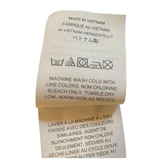 New Madewell Texture & Thread Tiered Crop Tank Top Black Crossback Women XS - Picture 7 of 8